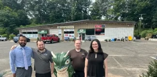 A Sight to See in Higganum: The Mucket Statue Stands Tall!